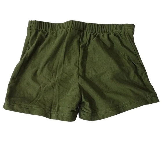 Little Lass 3 Piece Outfit Floral Top Green Shorts Headband Set Girls Size 4 - Picture 8 of 9